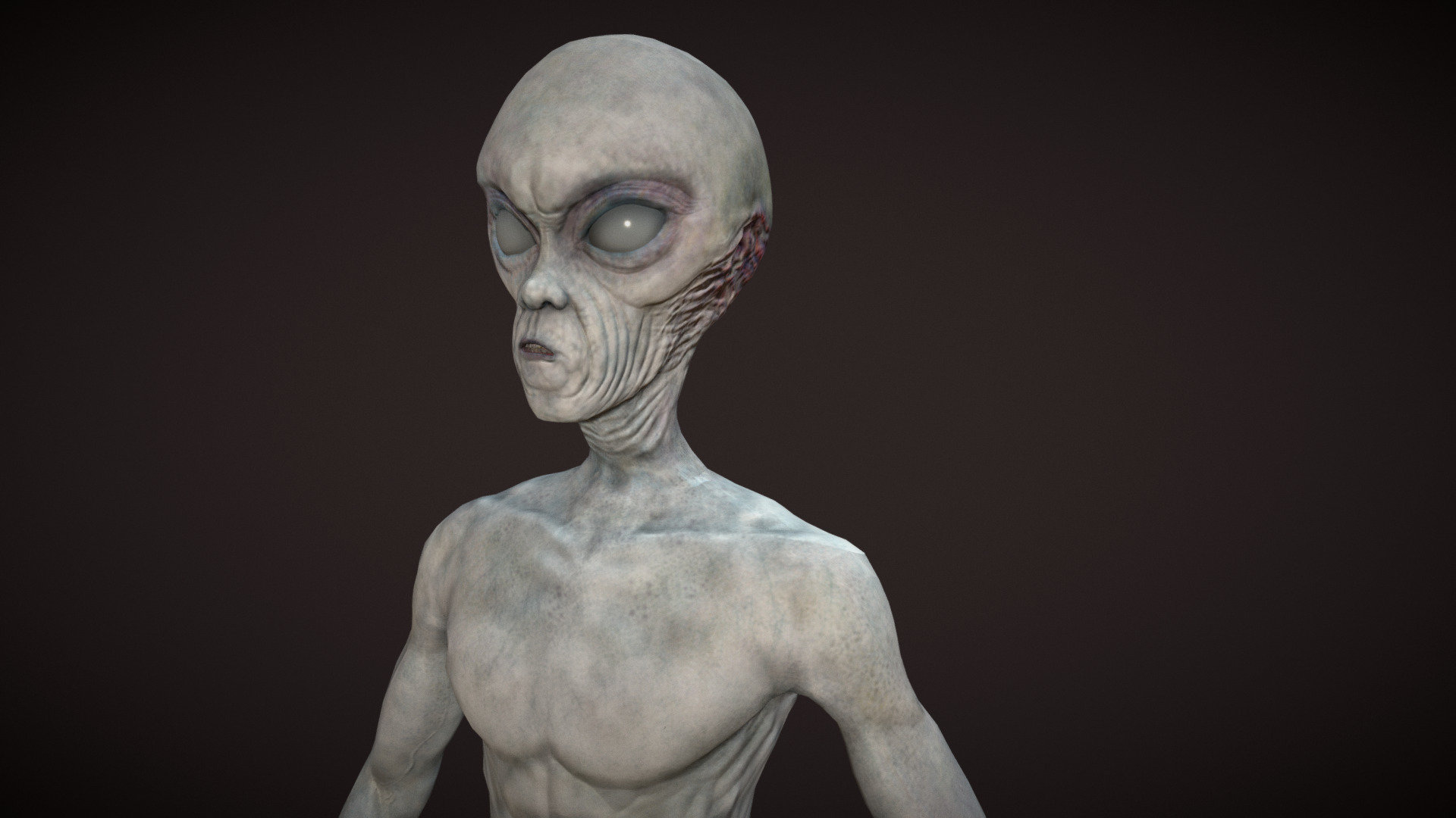 Alien Sketch Fab - 3D model by AldoToda [baa8241] - Sketchfab