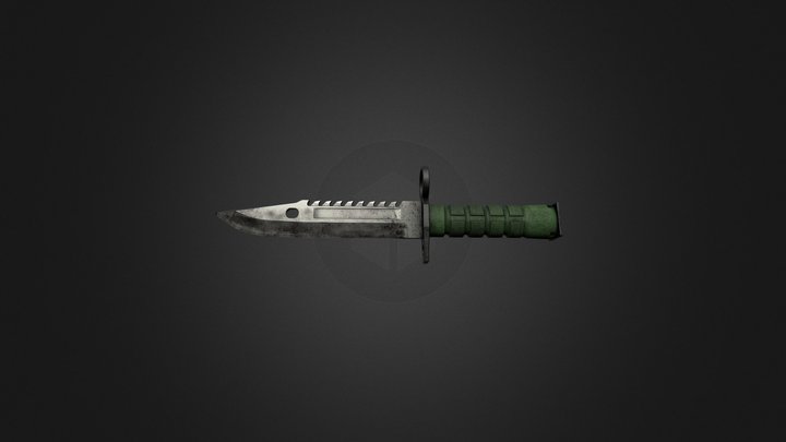 M9 Bayonet 3D Model