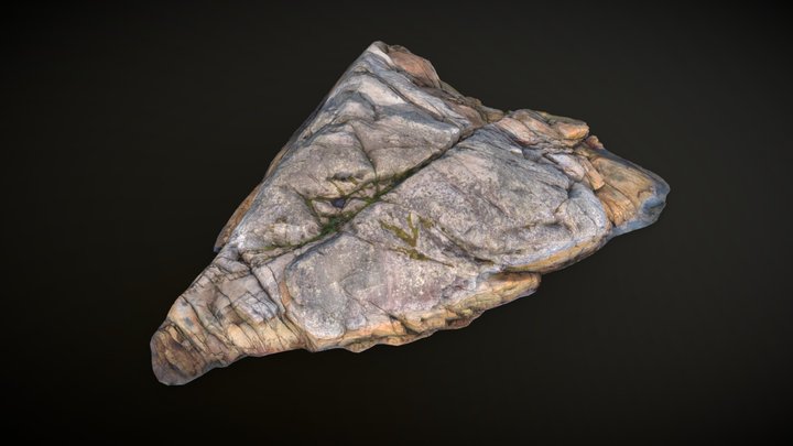 Coastal rock #1 3D Model