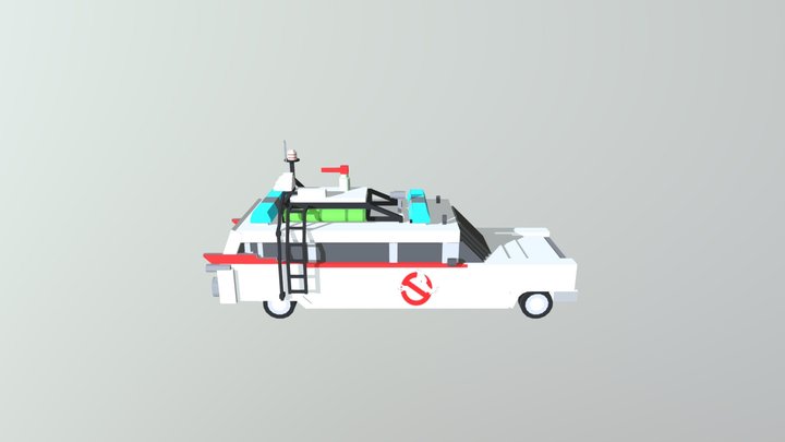 Ghostbusters Car 3D Model