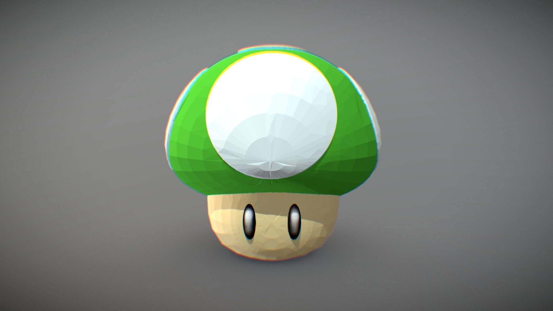 1-UP Mushroom - Super Mario Bros. - Buy Royalty Free 3D model by ...