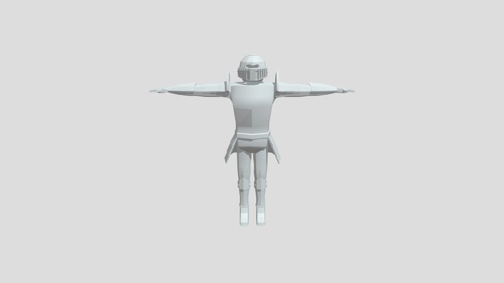 Modelo do cavaleiro LowPoly 3D Model