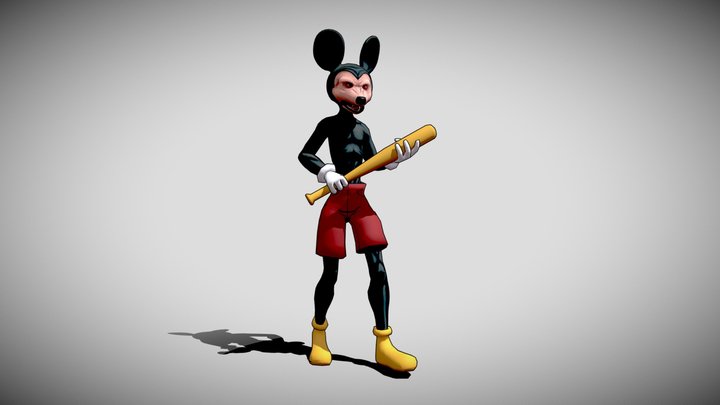 Mickey Mouse 3D Model