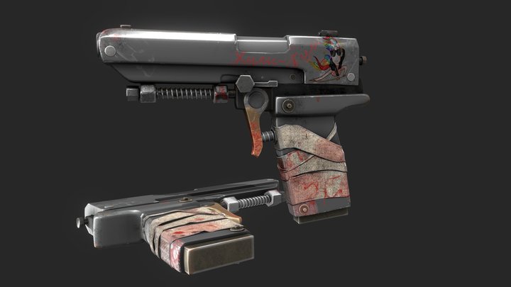 handgun 3D Model