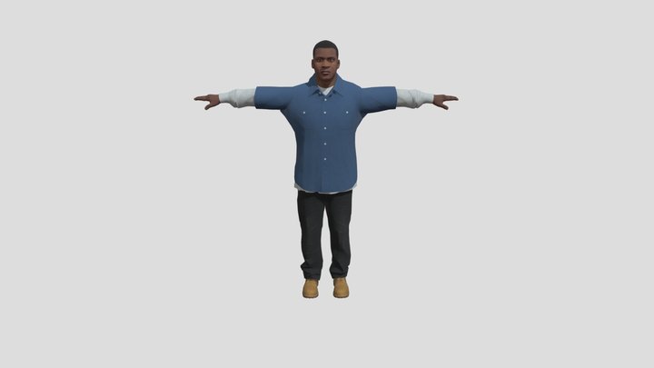 Franklin_Gta5 3D Model