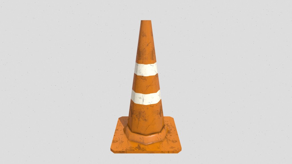 Traffic Cone (lowpoly)
