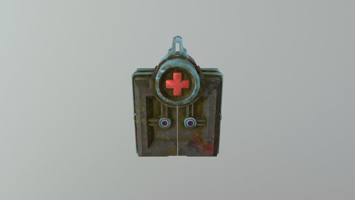 Box Animation First Aid Kit 3D Model