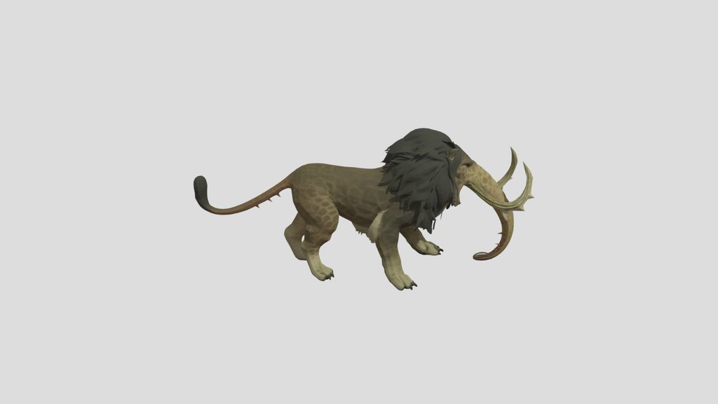 Baku+lion+mammoth+3d+model