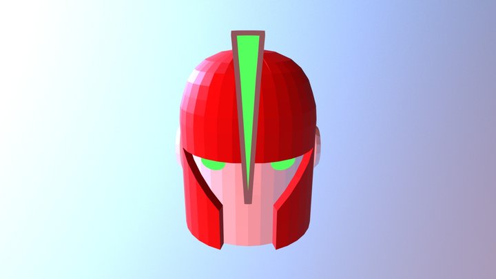 Mecha head 3D Model