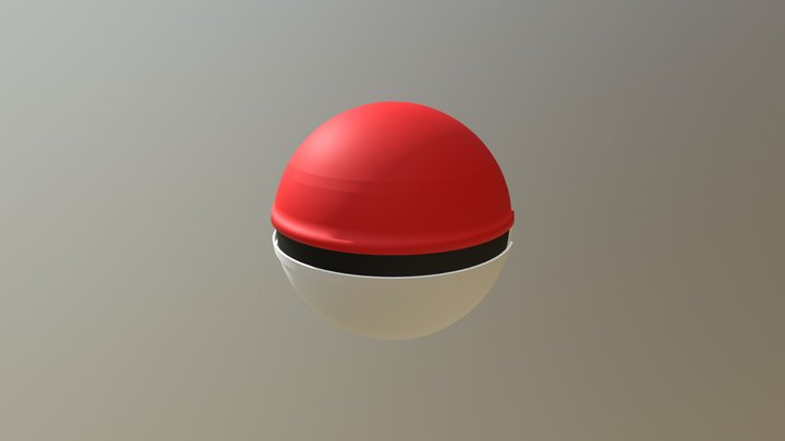 Pokeball 3D Model