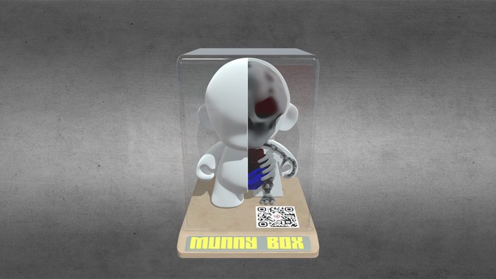 Munny Box White 3D Model