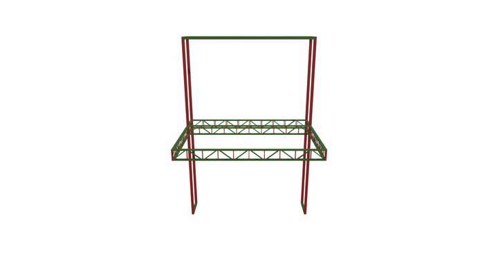 Modulo Cobertura e Fachada - Acessos Lojas - SAA 3D Model