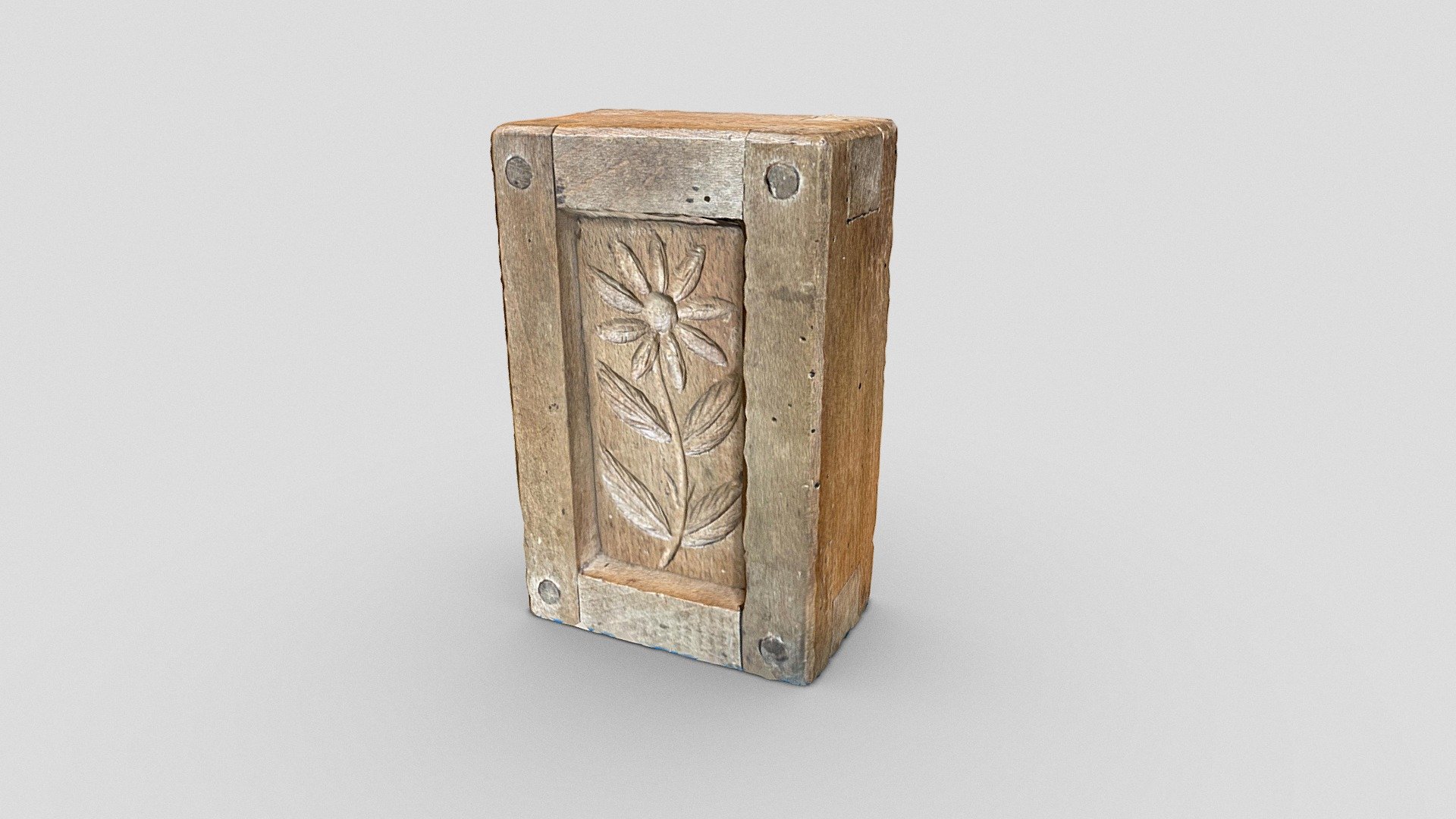 Day 187: Antique wood butter mold - 1scanaday