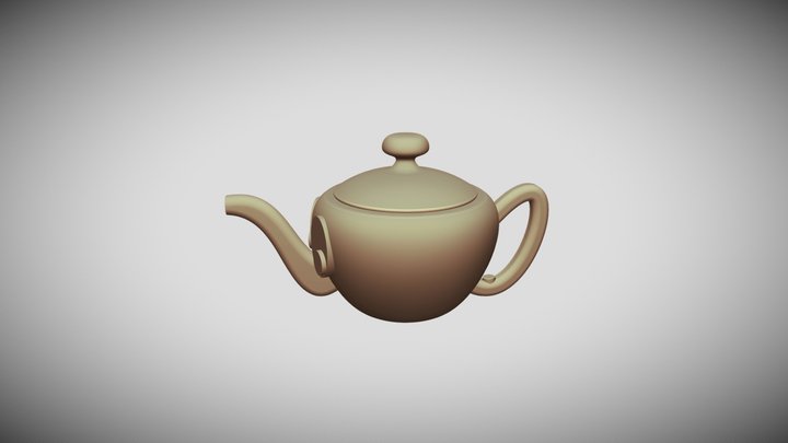 Teapot McDonalds Toy 3D Model