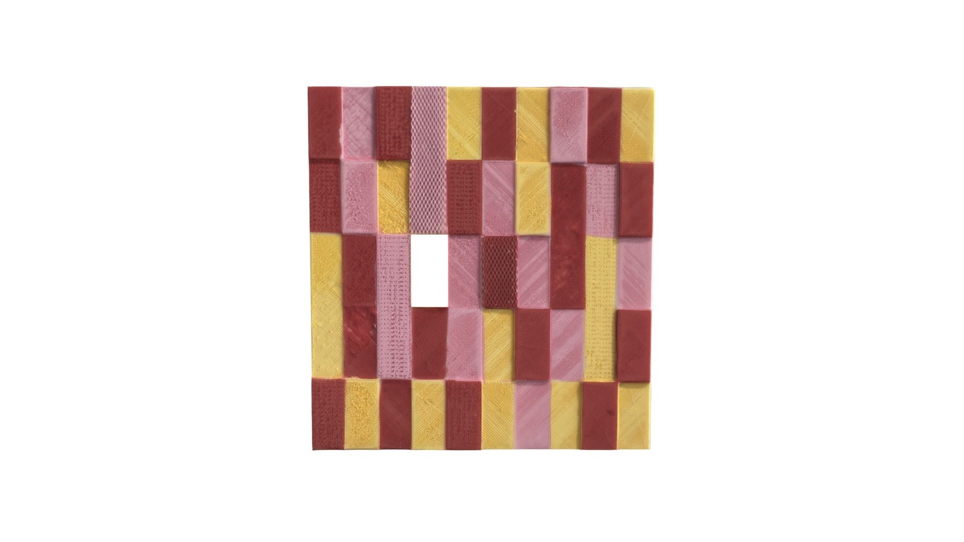 Red/Yellow Mesh 3D Scan