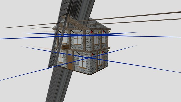 Auberge Médiévale Poirier 3D Model