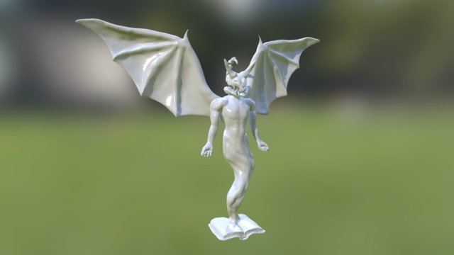 Demon Book 3D Model