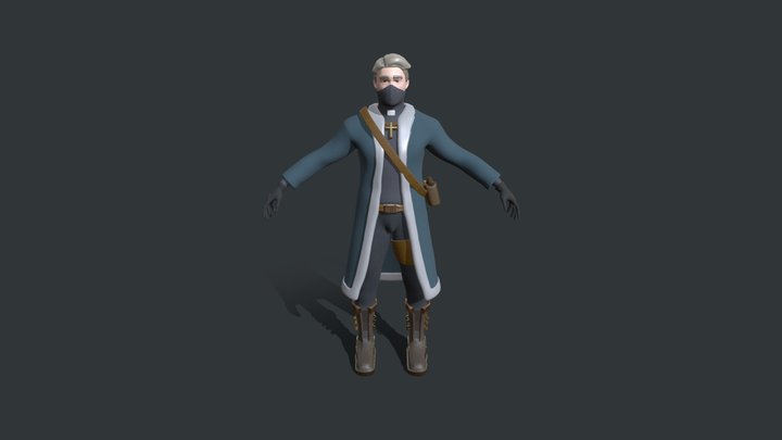 Sanctum infernum Main Character 3D Model
