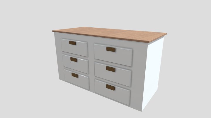 Island counter 3D Model