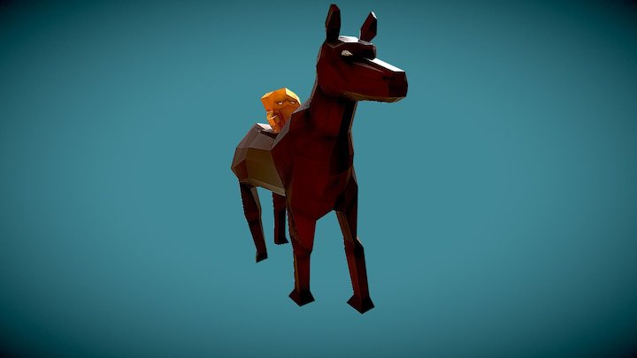 Slime Horse 3D Model