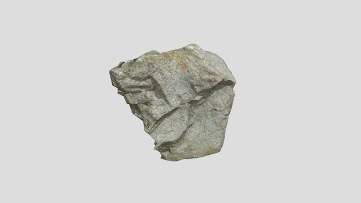 Small Rock 03 Low Poly 3D Model