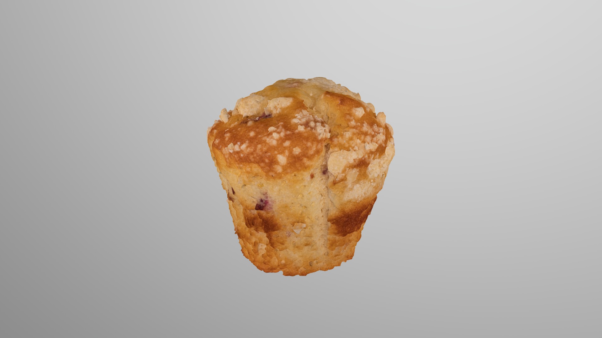 3D model Lemon Muffin - This is a 3D model of the Lemon Muffin. The 3D model is about a close up of a cookie.