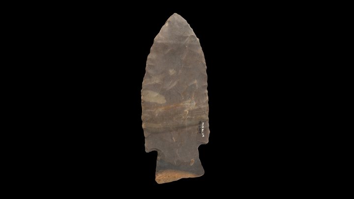 Large Projectile Point 3D Model