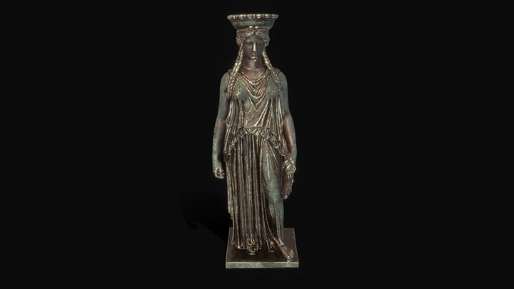 Caryatid C, Erechtheion of the Acropolis 3D Model