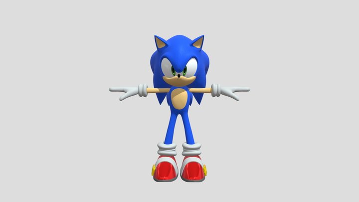 Sonic the hedgehog 3D Model