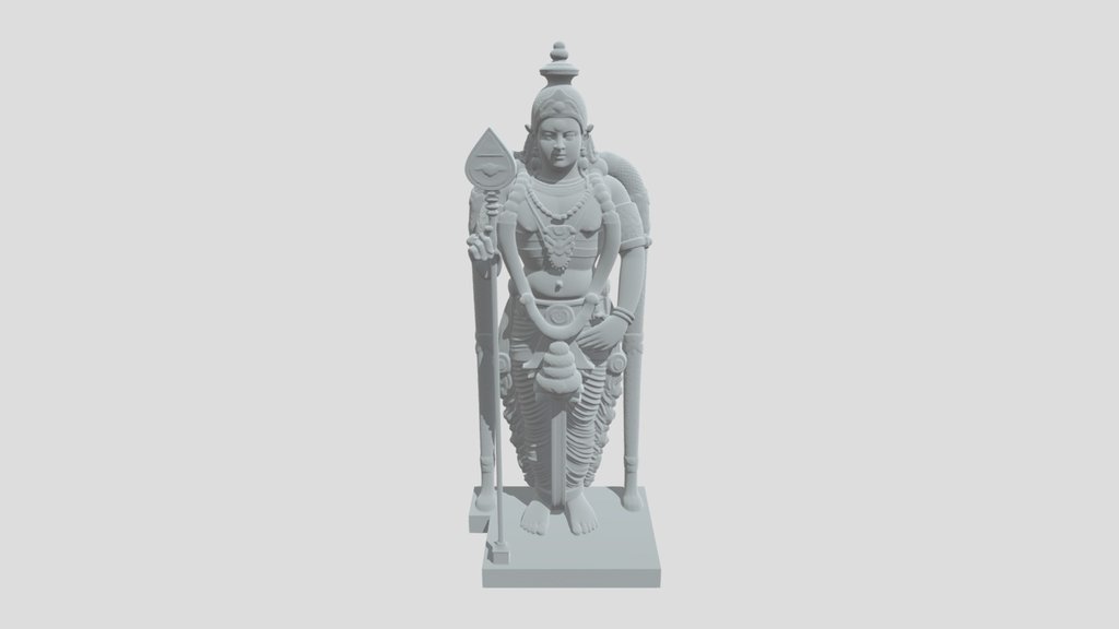 Golden Murugan Statue at Batu Caves