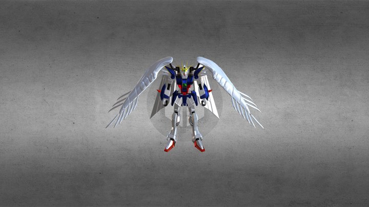 Gumdam Wing 3D Model