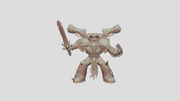 Chaos Warlord 3D Model