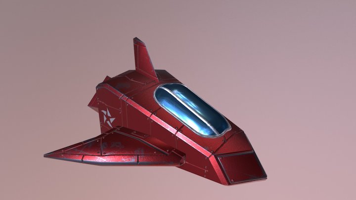 Spaceship 3D Model