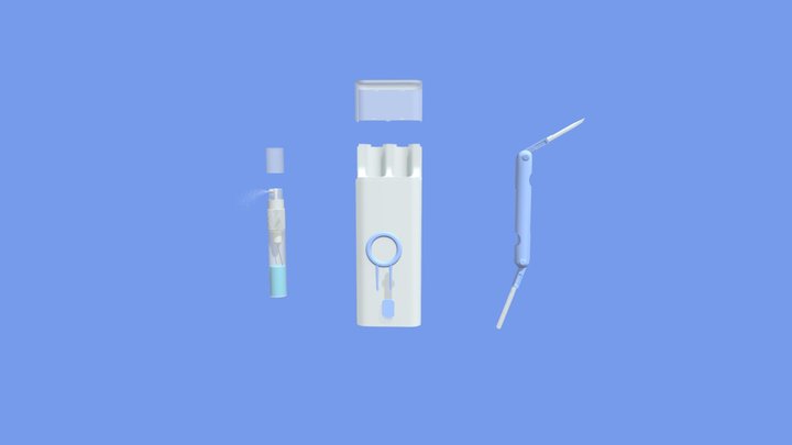 Keyboard Cleaner 3D Model