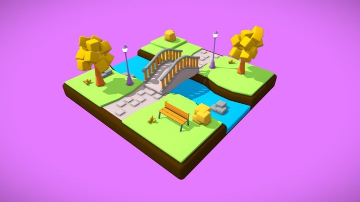 Sunny Park 3D Model