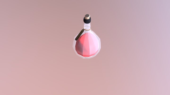 Sketchfab Potionbottle 3D Model