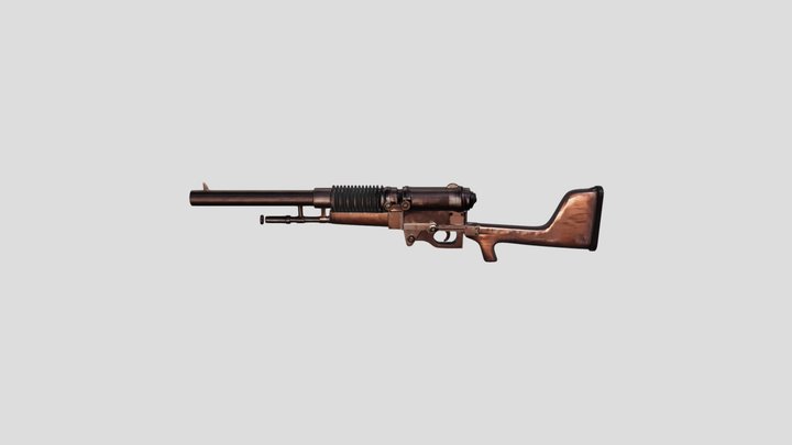 anti tank rifle 3D Model