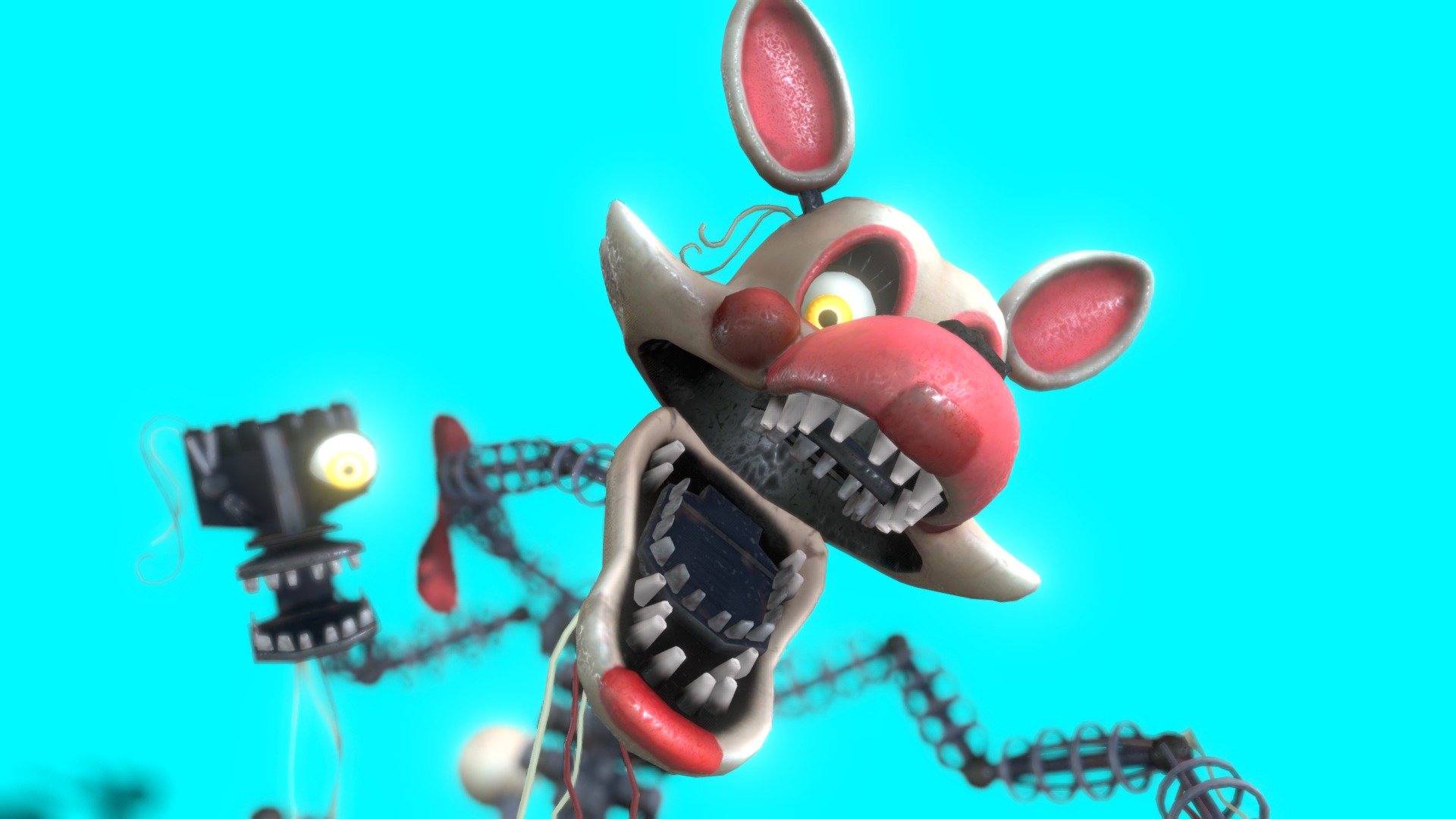 Mangle - FNaF AR: Special Delivery - Download Free 3D model by Priorities  (@Priorities) [2a377e5]