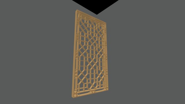 INDIAN STONE JALI 3D Model