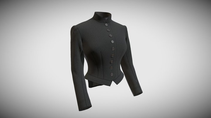 Riding jacket (1891) - a digital reconstruction