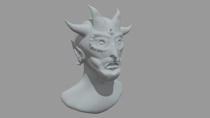 Demonology Warlock Harlon 3D Model