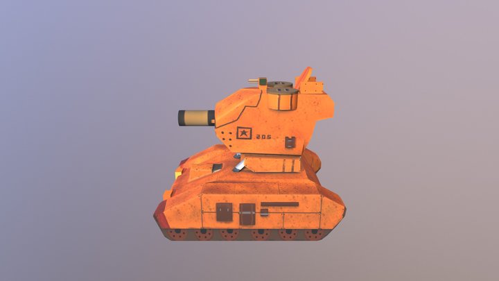 Orange Star V2 3D Model