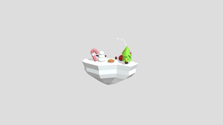 Christams Map _) 3D Model