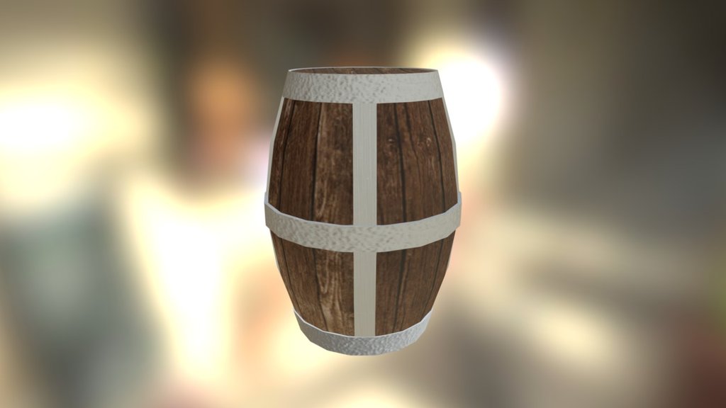 Barrel 1 - 3D model by matthewgregory [babc260] - Sketchfab