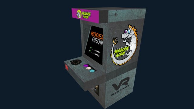 Modern Aeon Arcade Cabinet 3D Model