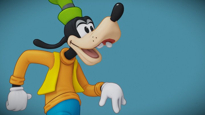 Goofy On The Walk 3D Model