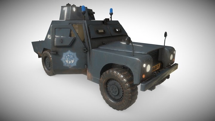 Shorland Mark1 Armoured Car 3D Model