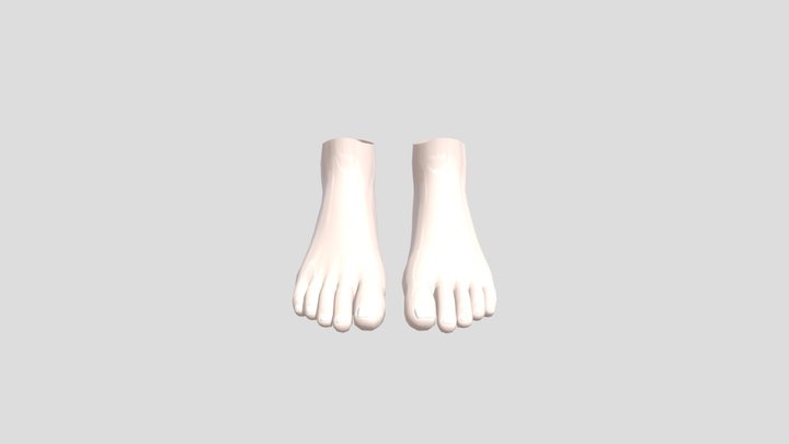 Woman Feet 3D Model
