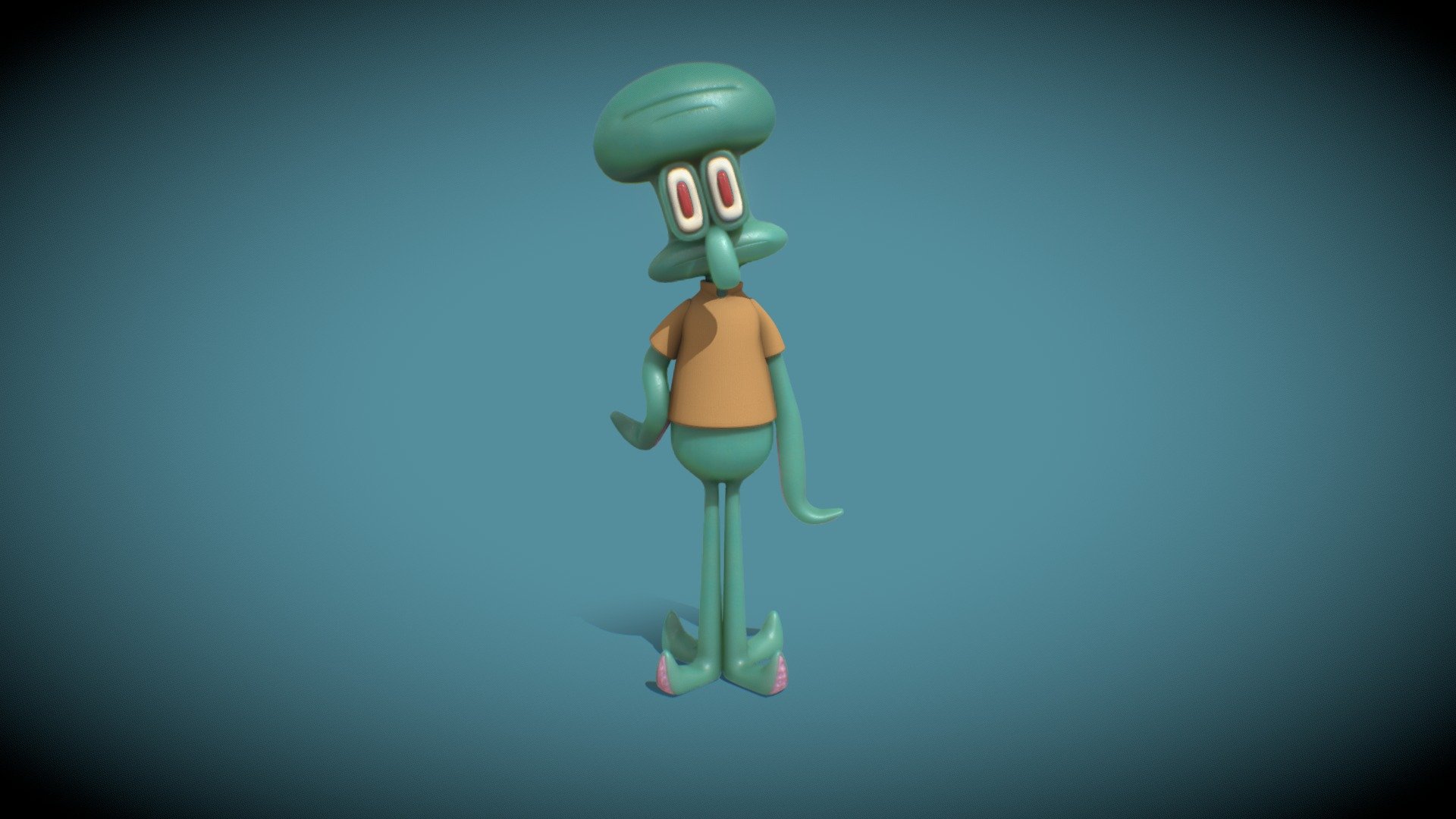 Squidward Tentacles 章鱼哥 - Download Free 3D model by MadCatD [bac1870 ...