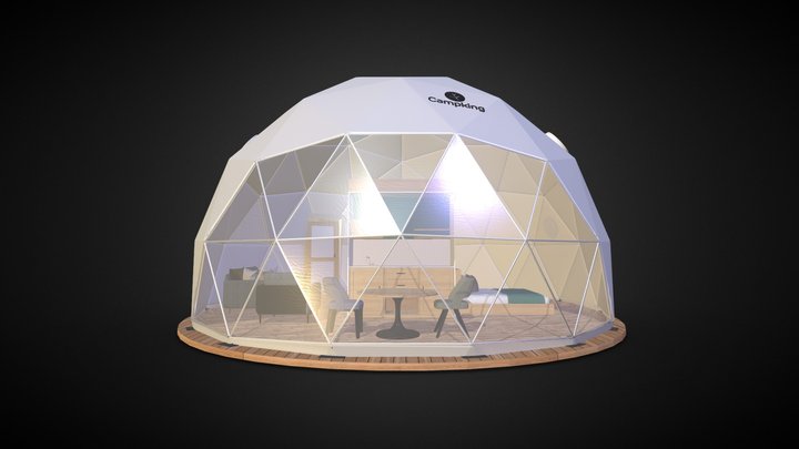 Dome Tent 3D Model